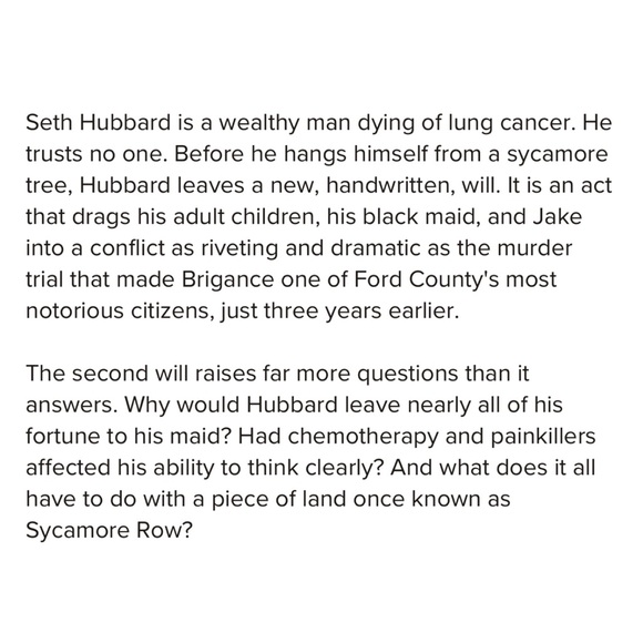 John Grisham: Sycamore Row- Jake Brigance #2 - Picture 4 of 4